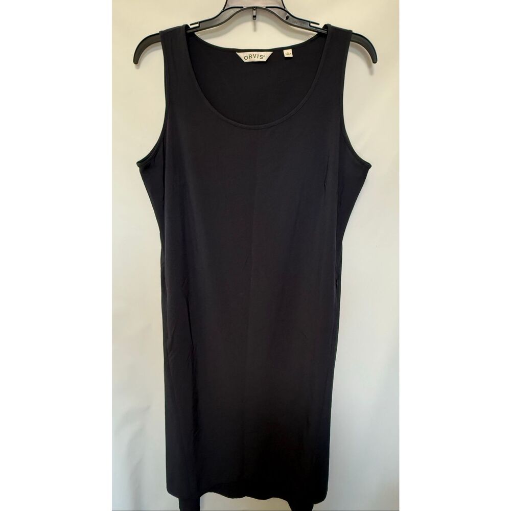 Orvis Women navy blue tank dress size small